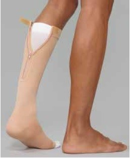 UULCER KIT K2 CALZE ELASTICHE CON CERNIERA VARISAN TOP 23-32 mmHg COMPRESSIONE GRADUATA PUNTA APERTA MODELLO GAMBALETTO