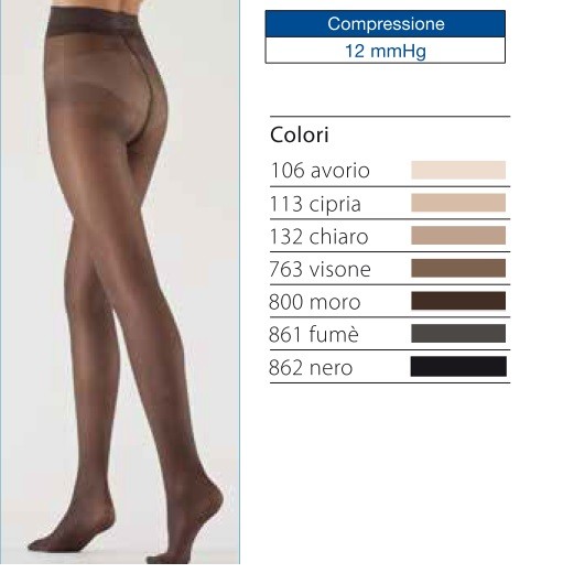 COLLANT 70 DENARI 12 mmHg PREVENTIVI RIPOSANTI MAGLIA A RETE VIVA