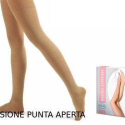 AUTOREGGENTI IN MICROFIBRA K1 PUNTA APERTA 18-21 mmhg GLORIA MED MICRO